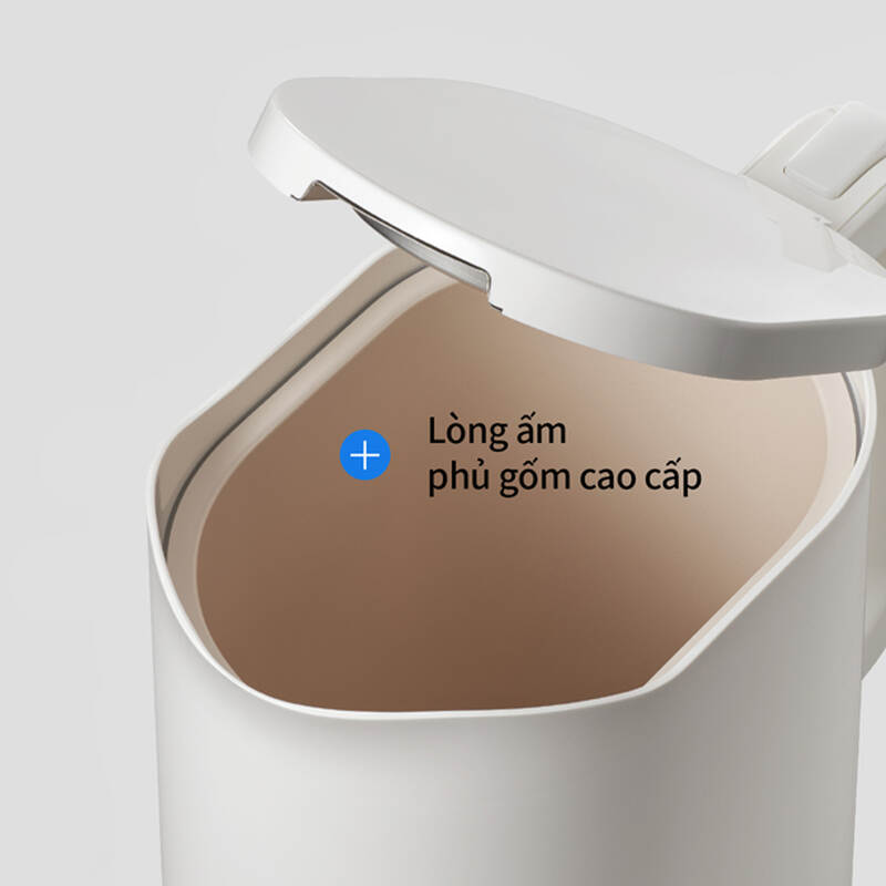 Ấm đun siêu tốc giảm âm LocknLock Silent electric kettle 1.2L- Màu trắng EJK216WHT, , large image number null